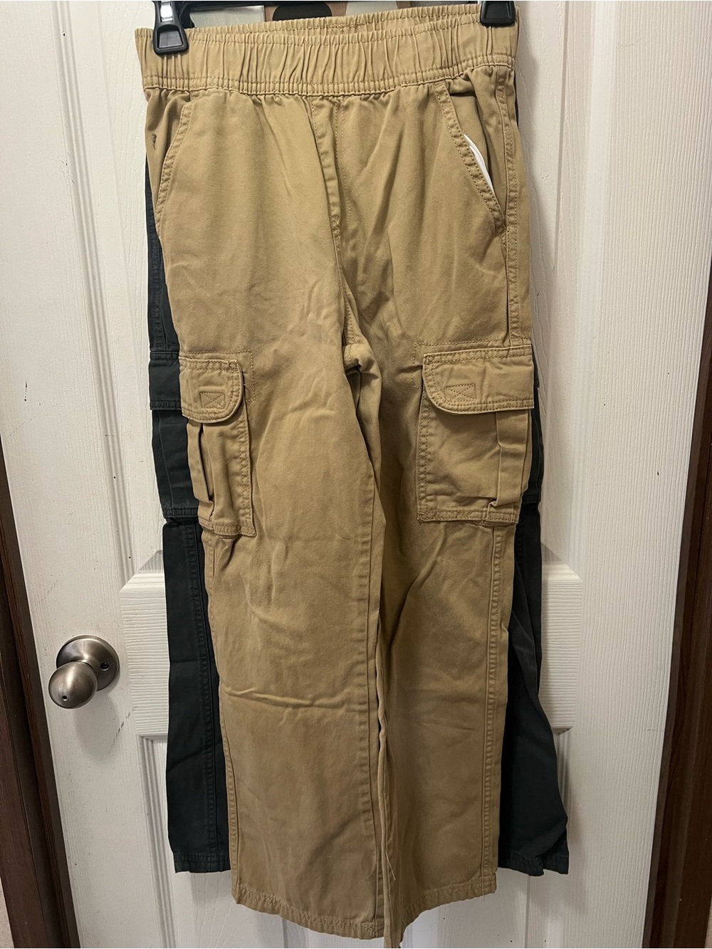 The Children's Place Tan Cargo Pants with Elastic Waist